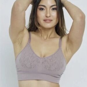 Mindd Mauve Stretchy Bralette Size 2
